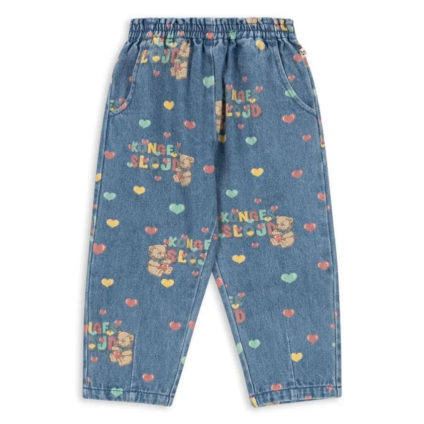 Konges Sløjd - Osos de peluche Jean Magot de algodón orgánico | Azul