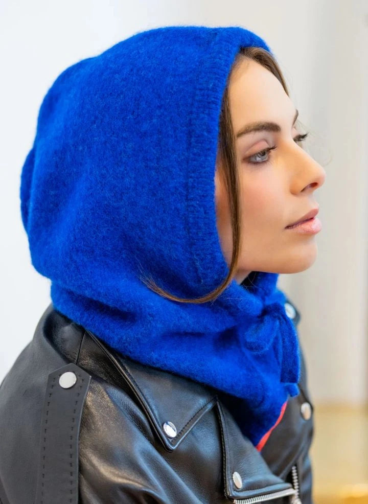 K'puche - Kim Alpaka Kapüşonlu Sweatshirt | Royal blue