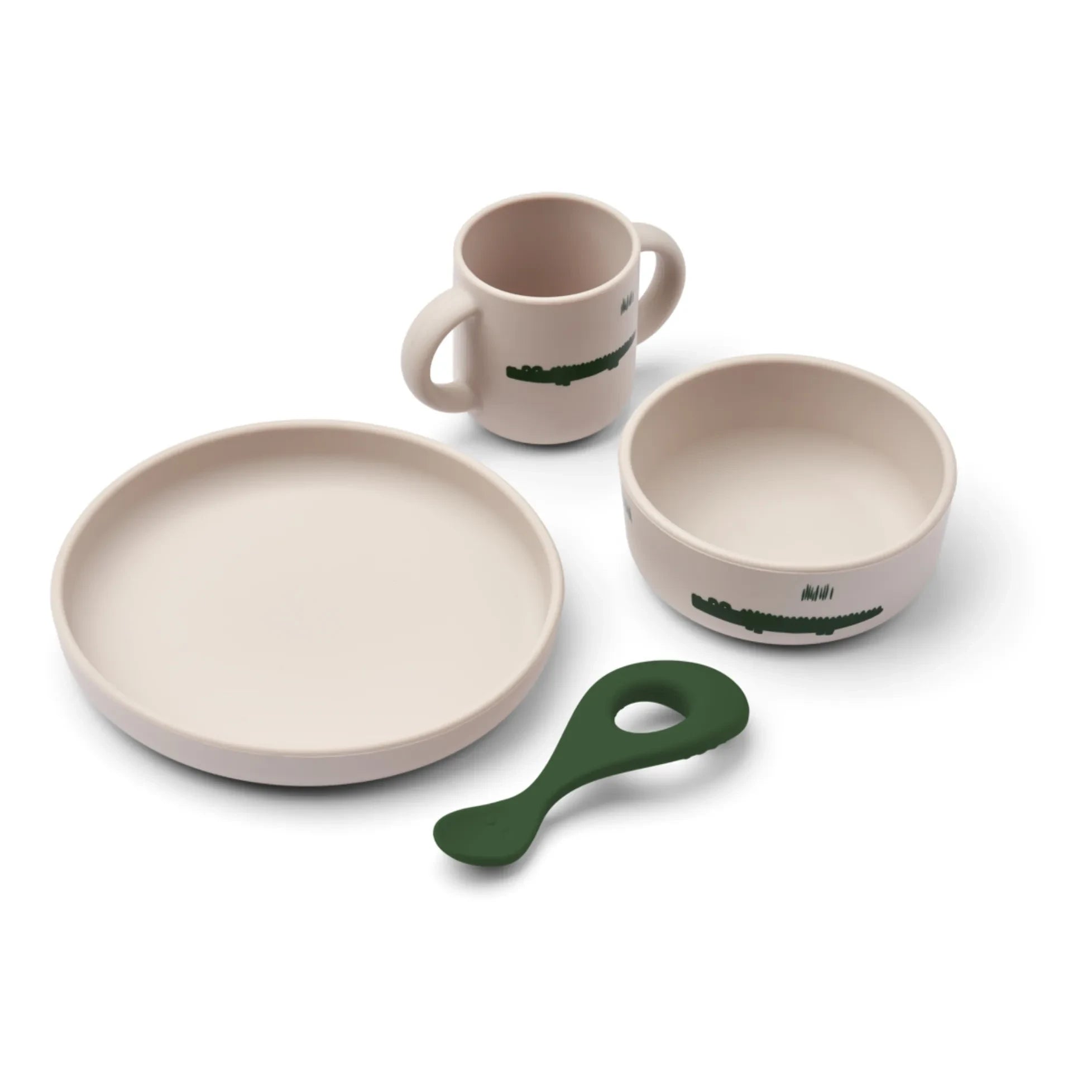 Liewood - Vivi Silicone Dinner Set 4 Pieces | Carlos/Sandy