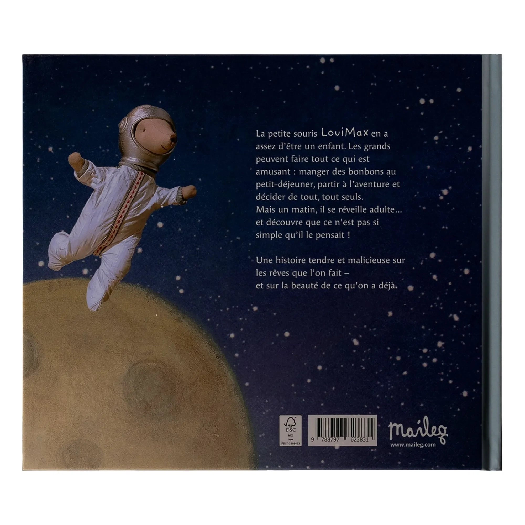 Maileg - Book LouiMax - Yetişkin olmayı hayal ediyor