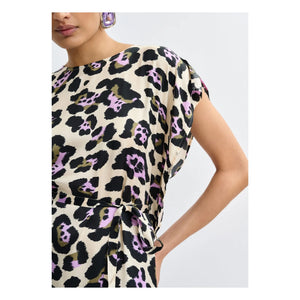 Essentiel Antwerp - Jaliyah Asimetrik Elbise | Krem