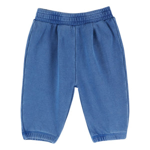 Emile et Ida - Organik Pamuk Bebek Jogger Pantolon | Mavi