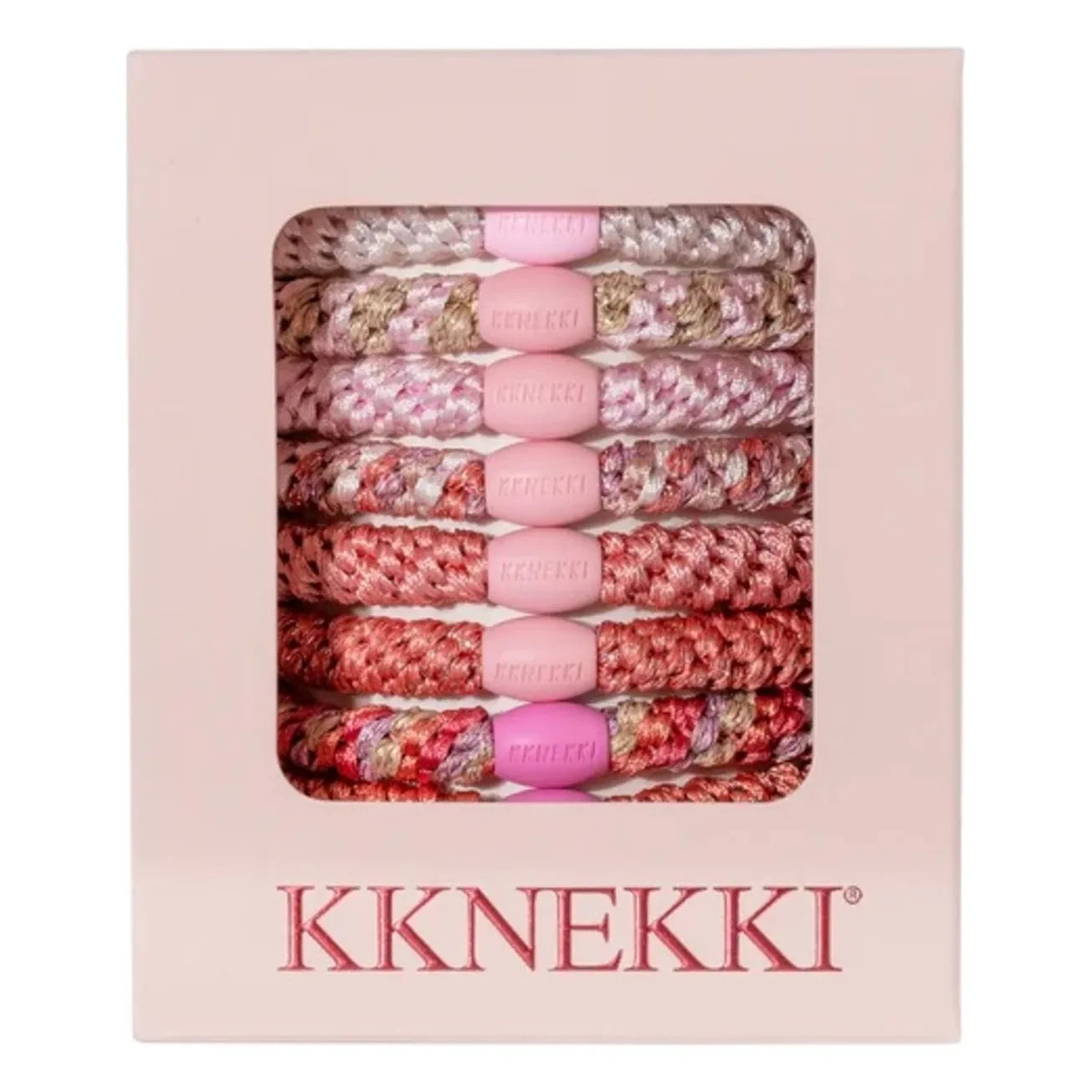 Bon Dep - 8'li Kknekki Ballet Edition lastik toka seti | Açık Pembe