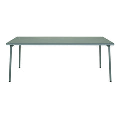 Tolix - Dış Mekan Paslanmaz Çelik Bahçe Masası 200 x 100 cm | Vert Lichen
