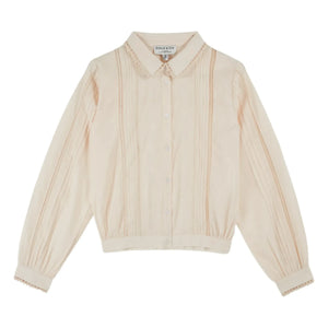 Emile et Ida – Vintage-Baumwollbluse | Creme