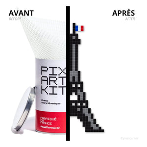 Pixel Corner - Pixel Art Kit - Iron Lady | Grey