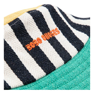 Bobo Choses - Color-Blocked Recycled Cotton Hat | Blue