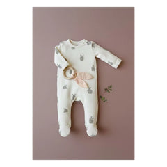 Studio Bohème - Chubby Rabbits Pijama de Algodón Orgánico | Ecru