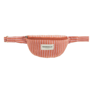 Gabrielle Paris - Lilac Striped Kids Waist Bag | Pink