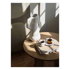 Broste Copenhagen - Isolde Stone Ceramic Vase | White