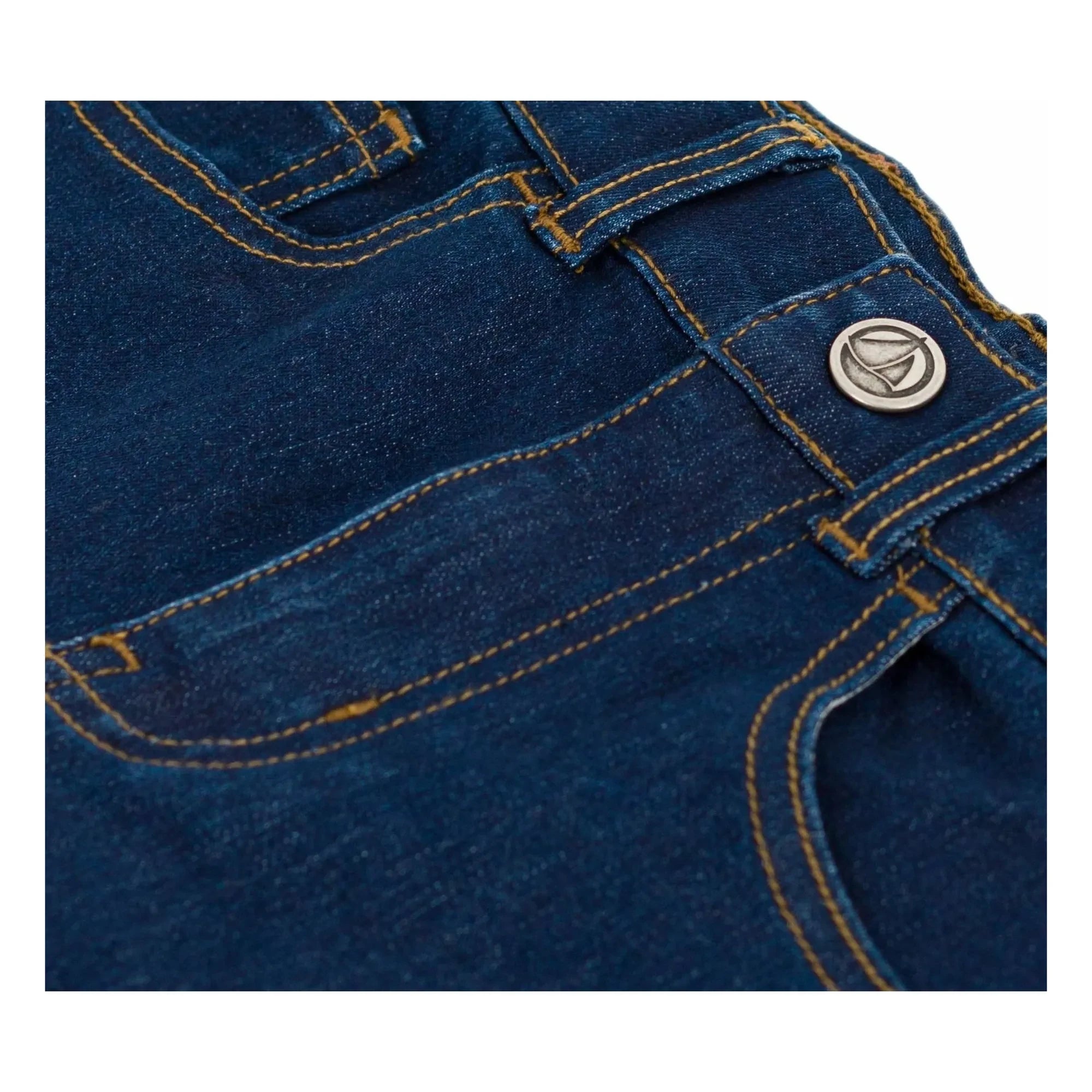 Petit Bateau - Jean Brut Ayarlanabilir | Koyu Mavi