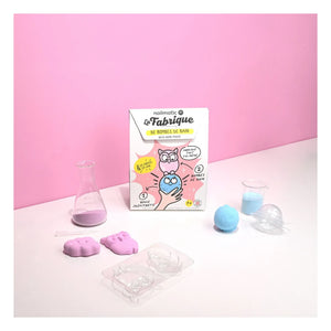 Nailmatic Kids - La Fabrique bath bomb set - 3 bombs | Pink