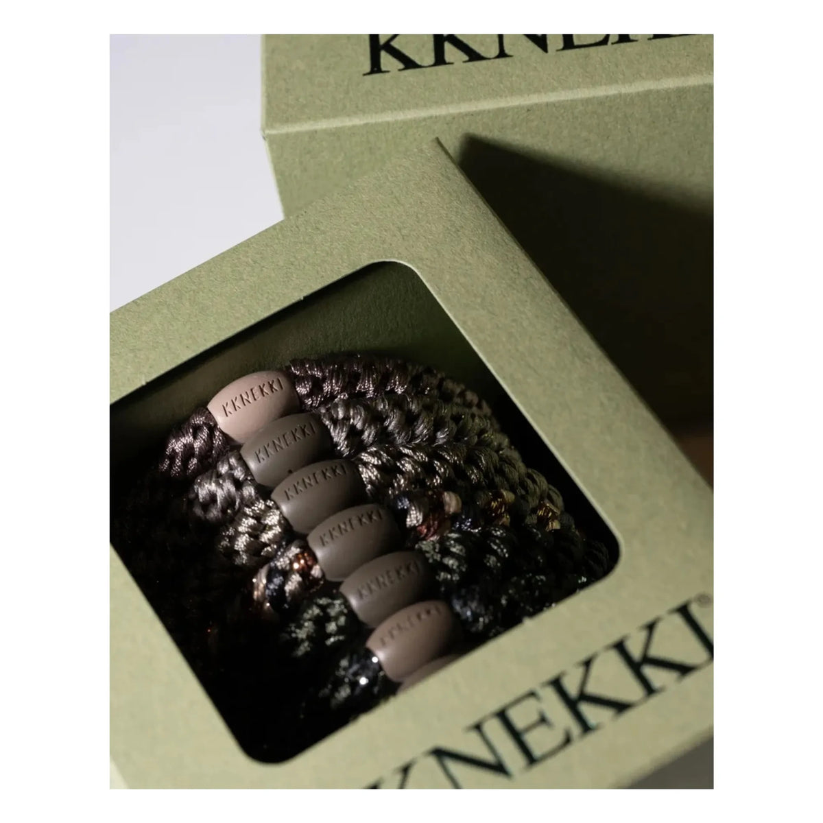 Bon Dep - Set of 8 Kknekki Army Edition saç tokası | Haki