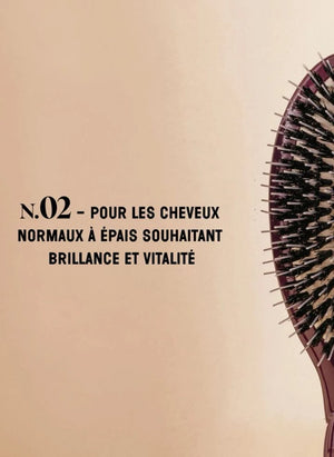 La Bonne Brosse - L'Indispensable Saç Fırçası No. 02 - Bakım ve Açma | Aubergine