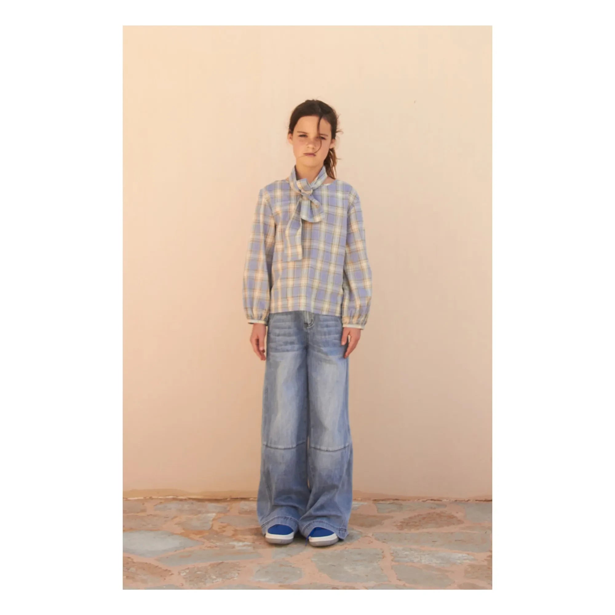 Longlivethequeen - Carreaux Blouse | Açık Mavi