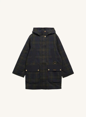 Barbour - Rotsea Ekose Su Geçirmez Ceket | Siyah