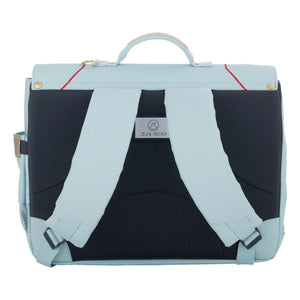 Jeune Premier - Cavalerie Floral Print Midi Handbag | Light Blue
