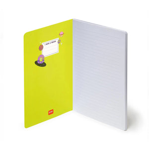 Legami - Cuaderno A5 Lined con Funda Dura Ilustrada - Espacio