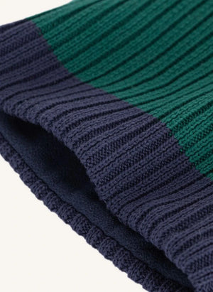 Petit Bateau - Gargantilla bicolor de algodón orgánico | Verde