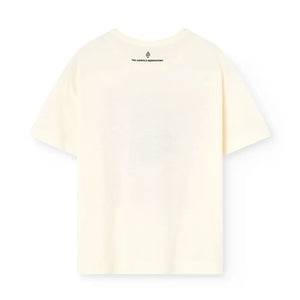 The Animals Observatory - Dunker Camiseta de Algodón Orgánico | Blanco