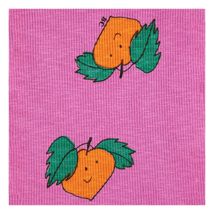 Bobo Choses - Geripptes Tanktop Oranges aus Bio-Baumwolle | Lila