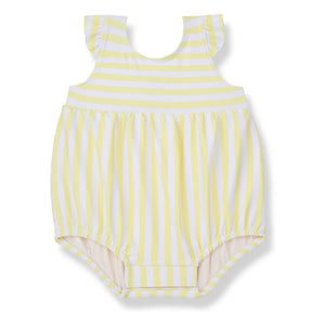 1+ in the family - Traje de baño de rayas Lloseta | Amarillo
