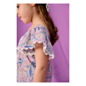 Louise Misha - Irene Fleurie Bio-Baumwoll-Strampler | Lila