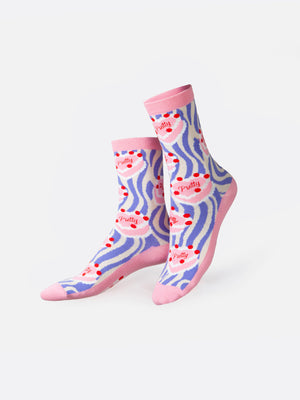 Eat My Socks - Yetişkin Pretty Pasta Çorap