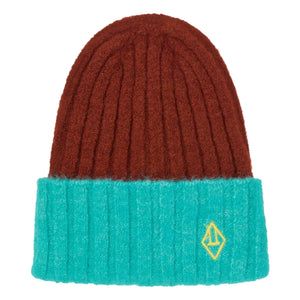 The Animals Observatory - Gorro Pony bicolor con logo | Chocolate
