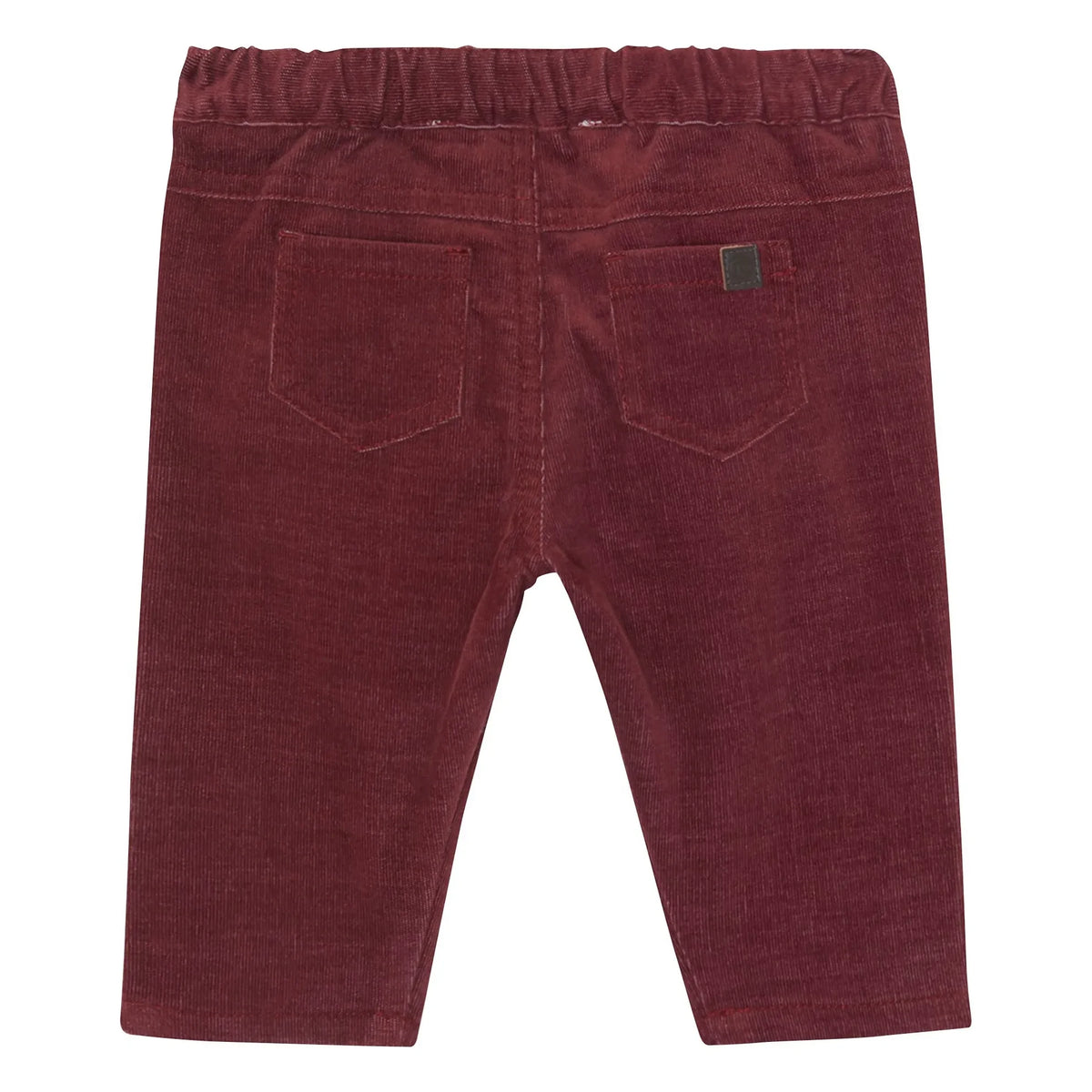 Tartine et Chocolat - Pantalones de pernera recta para bebé | Burdeos