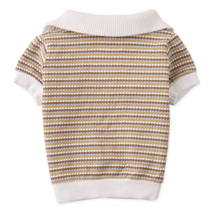 Gingersnaps - polo de rayas Nicholas | Blanco