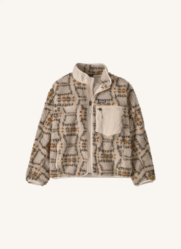 Patagonia - سترة فليس Retro-X مصنوعة من ألياف مُعاد تدويرها | بيج