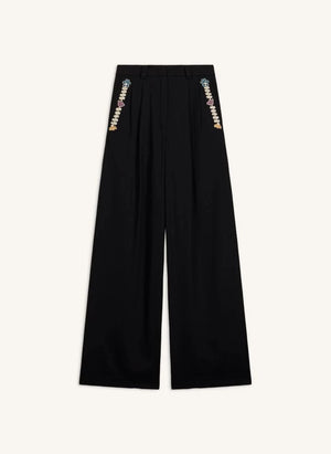 Louise Misha - Zelda Pantolon | Siyah