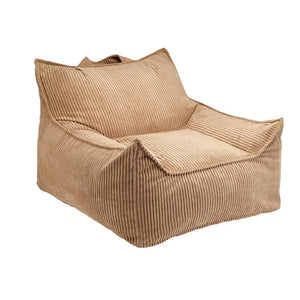 Wigiwama - Sillón Club de Terciopelo Acanalado Juvenil | Marrón