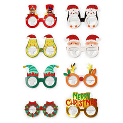 Legami - Set de 8 Gafas de Papel de Navidad