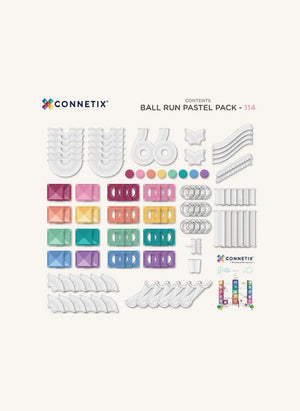 Connetix - Pastell 114 Teile Balllauf-Set
