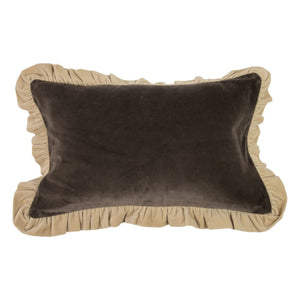 Olsson & Jensen - Doris Velvet Cushion Cover | Earth Brown
