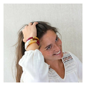 Parabaya - Sol 3 Armband | Creme