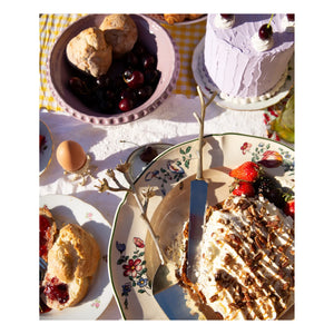 Doing Goods - Ava Blossom Dessertbesteck-Set - 2-teilig | Gold