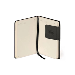 Legami - Notebook with Blank Pages and Monochrome Soft Cover - Black Suit - My Notebook