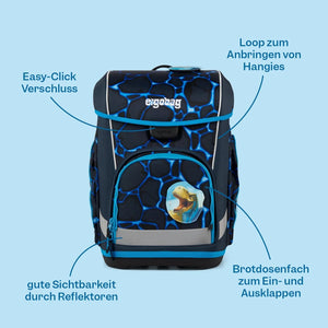 Ergobag - مجموعة حقائب المدرسة cubo Bearasaurus