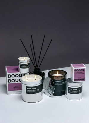 Boogie Bougie - FM Patchouli & Leather Nightclub Kokulu Mum - 250 g