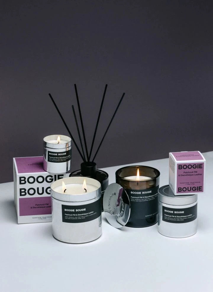 Boogie Bougie - FM Patchouli & Leder Nachtclub Duftkerze - 250 g