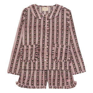 SISSEL EDELBO - Nuvena Striped Pajamas | Black
