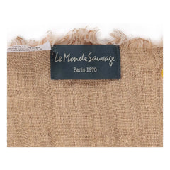Le Monde Sauvage - Okapi Leinentuch | Gelb