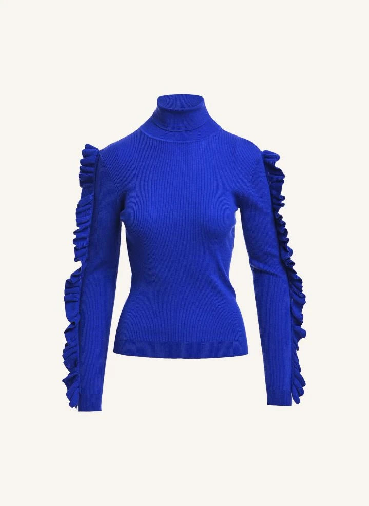 Essentiel Antwerp - Kitty Volant Pullover | Indigo
