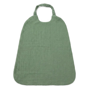 Editions Aimable - Babero Grande Gustave | Muselina verde musgo