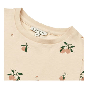 Liewood - Apia Pfirsich Bio-Baumwoll-T-Shirt | Ecru