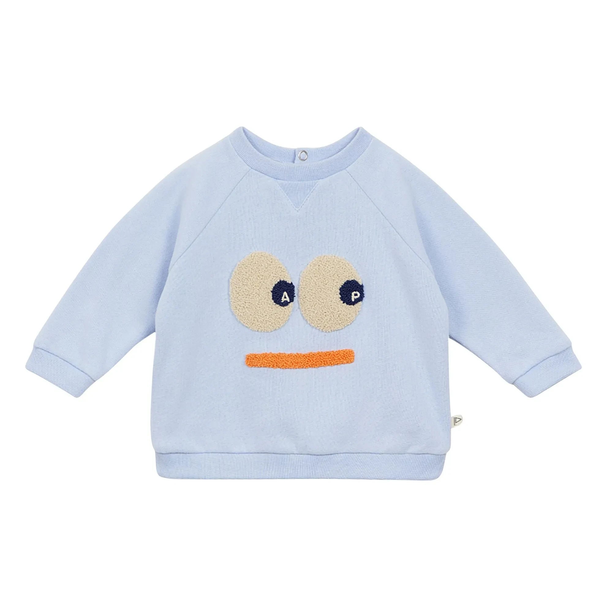 Arsène et Les Pipelettes - Gaetano organik pamuklu sweatshirt | Mavi