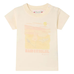 Bonpoint - Dom T-Shirt Bio-Baumwolle | Ecru
